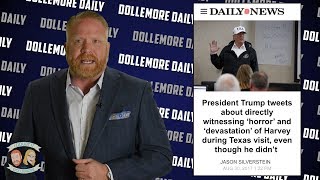 Donald Trump Lied about Avoiding Flood Victims in Flooded Areas - #DollemoreDaily