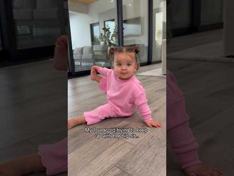 Eine Ikone 😆😍 #Baby #13Monatealt #Schwestern #Tanz