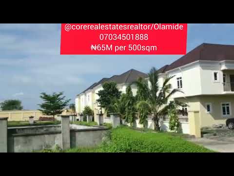 Land For Sale Orchid Hotel Road, Buene Vista Estate Lafiaji Lekki Lagos