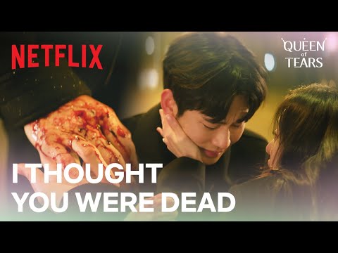 Kim Ji-won's car wreck right before Kim Soo-hyun's eyes | Queen of Tears Ep 14 | Netflix [ENG]