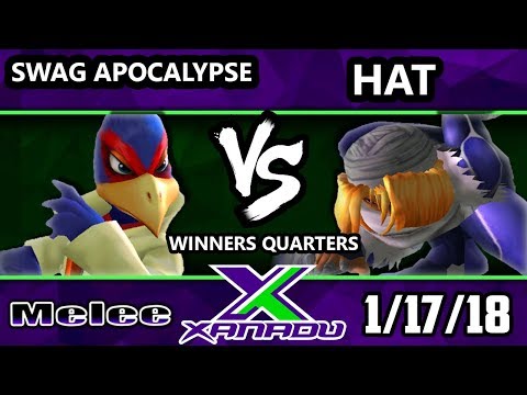 S@X 237 Melee - Swag Apocalypse (Falco) Vs. Hat (Sheik) - Smash Melee Winners Quarters - SSBM