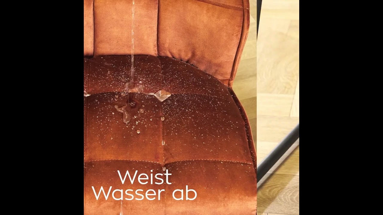 Esszimmerbank Samt Janna blau 185 cm