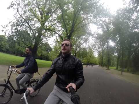 Passeio de bike no Voldenpark em Amsterdam Parte II