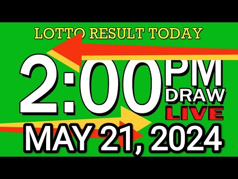 LIVE 2PM LOTTO RESULT TODAY MAY 21, 2024 #2D3DLotto #2pmlottoresultmay21,2024 #swer3result