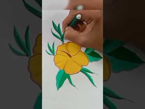 Flower colour | Rinki Art & Craft  #shorts