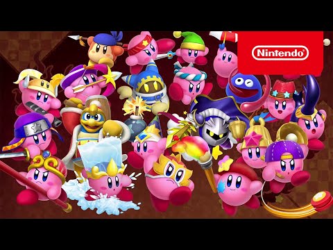 Épée, bâton, lutteur et... Waddle Dee ?! – Kirby Fighters 2 (Nintendo Switch)