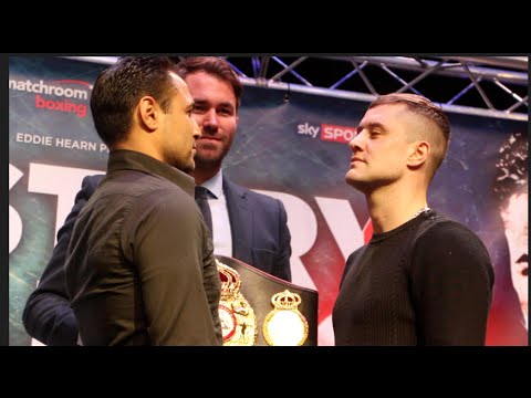 RICKY BURNS v MICHELE Di ROCCO - HEAD TO HEAD @ PRESS CONFERENCE / HISTORY IN THE MAKING (GLASGOW)