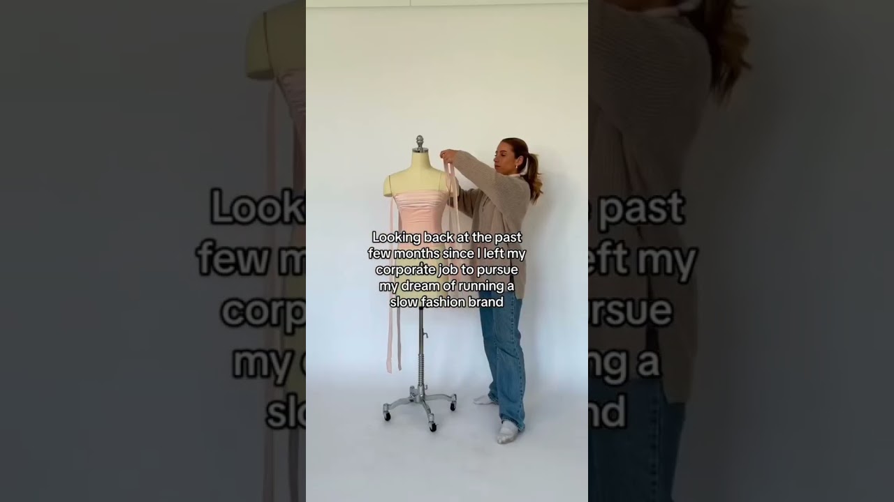 Quit my corporate job to redefine fashion #fashiondesigner