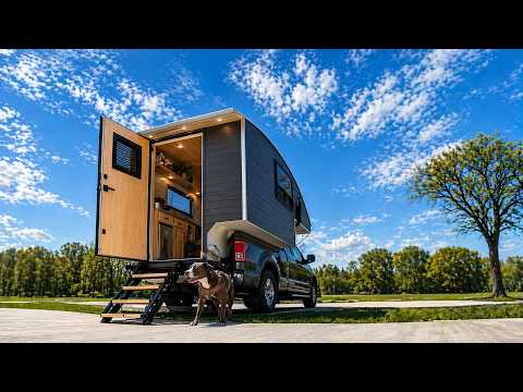 Man Transforms $20,000 Truck into Luxury Mobile Home  | Start to Finish by @andrewryanpov