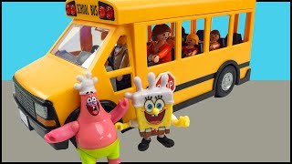 Wheels On The Bus Go Round and Round Nursery Rhyme Spongebob Squarepants Imaginext Glove World Toys