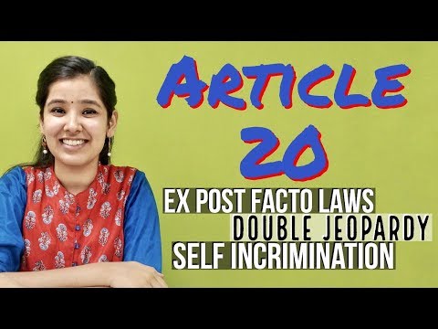 Article 20 of the Indian Constitution | Indian Constitution in Hindi