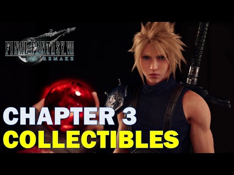 Chapter 3: All Collectible Locations | Materia, Music Discs, Accessories, Weapons | FF7 Remake