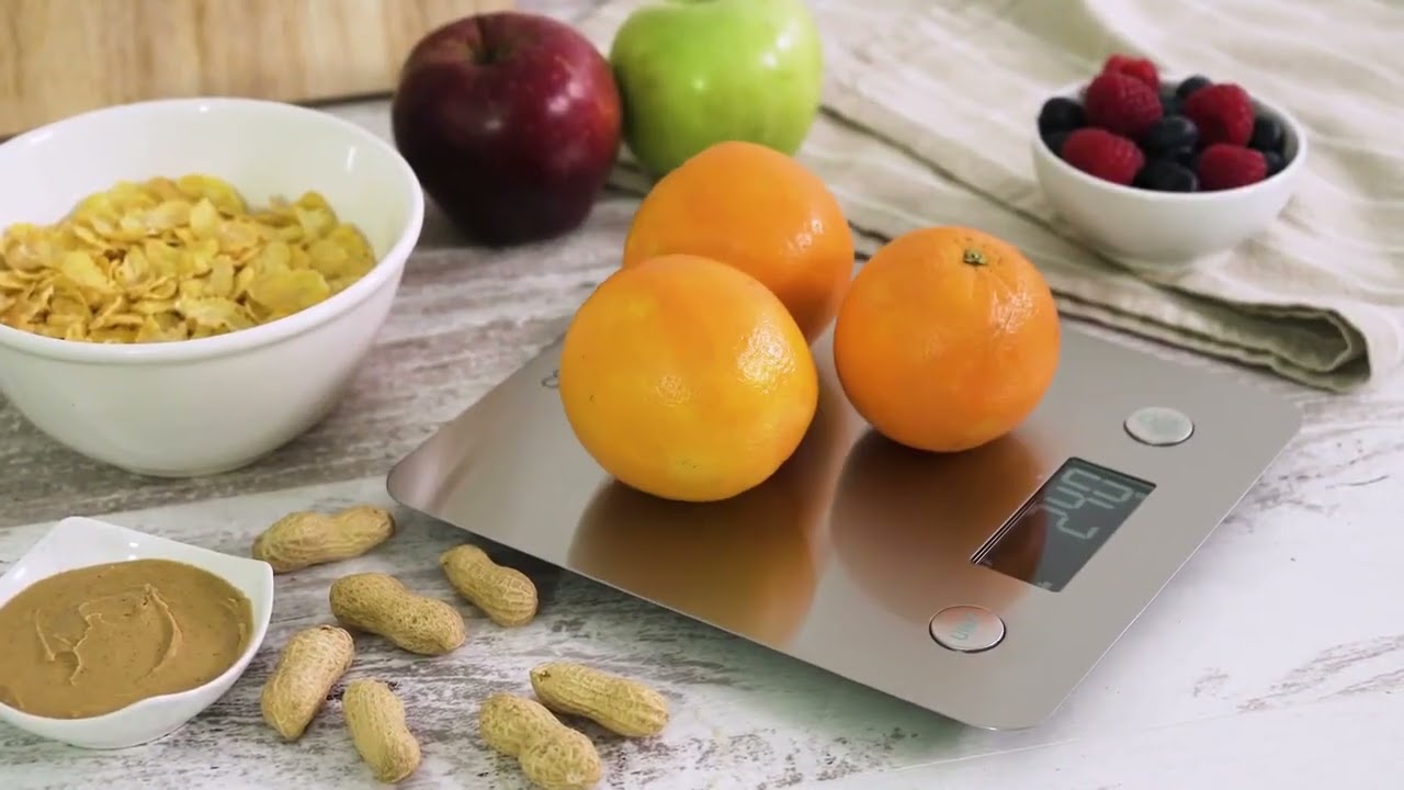 Ваги кухонні CECOTEC CookControl 10000 Connected video preview