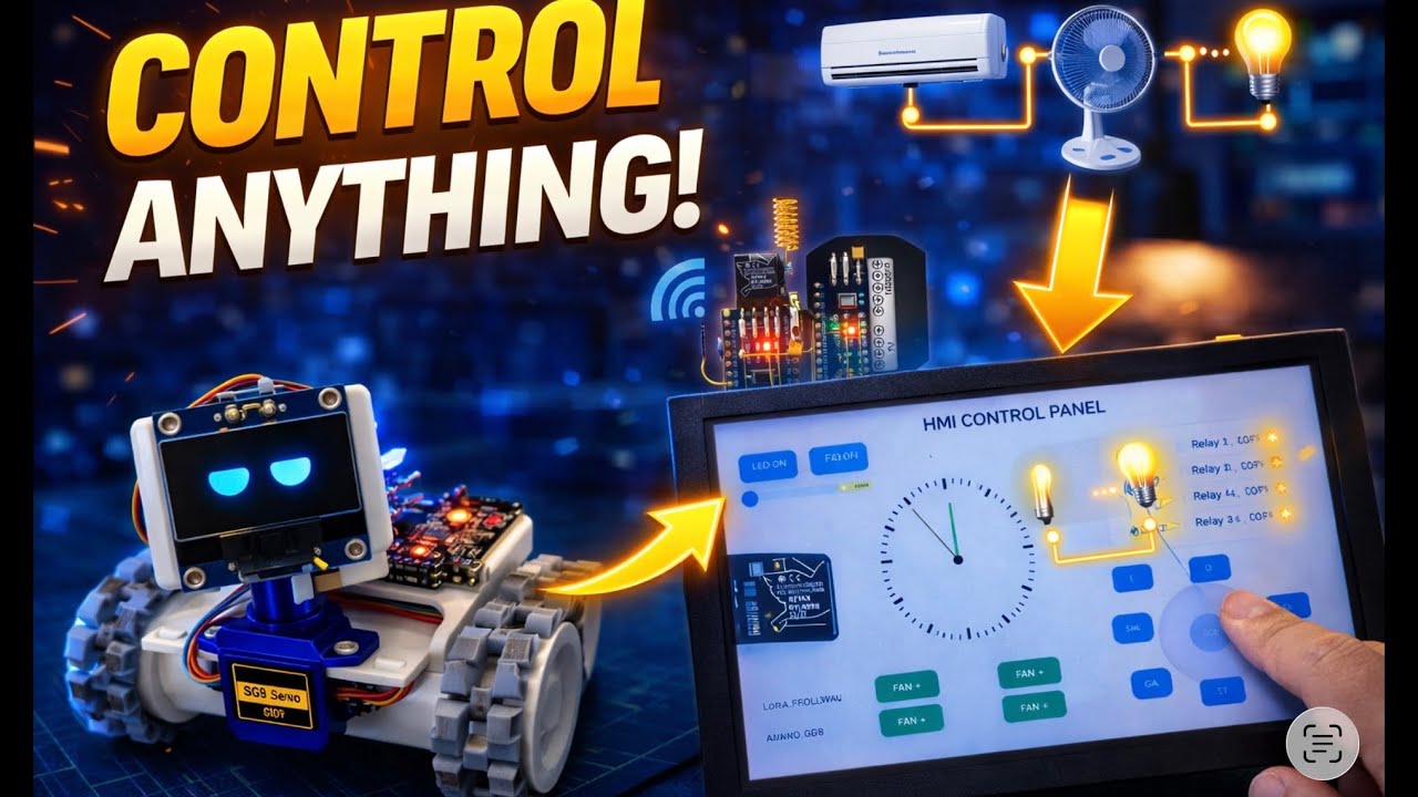 Control ANYTHING with ESP32! (Smart Panel Build)