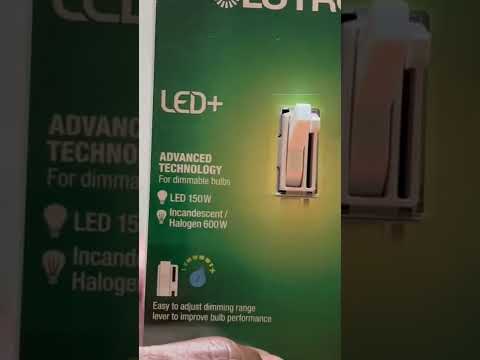 LED lights 💡dimmer switch upgrade. #ledlights #dimmer #diy