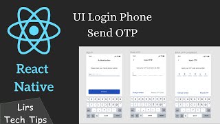 React Native: UI Login Phone Send OTP