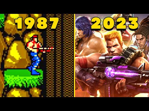 Evolution of CONTRA Games 1987-2023