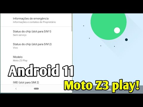 ANDROID 11 MOTO Z3 PLAY(PASSO A PASSO INSTALAÇÃO).💻😅