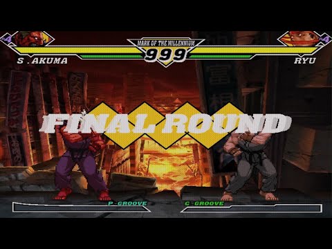 Capcom vs Snk 2 Shin Akuma vs Evil Ryu