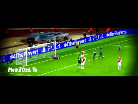 Mesut Özil Vs As Monaco Away HD   17 03 2015   By  AlexisSanchez