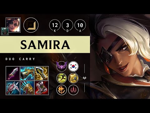 Samira ADC vs Draven - KR Master Patch 25.21