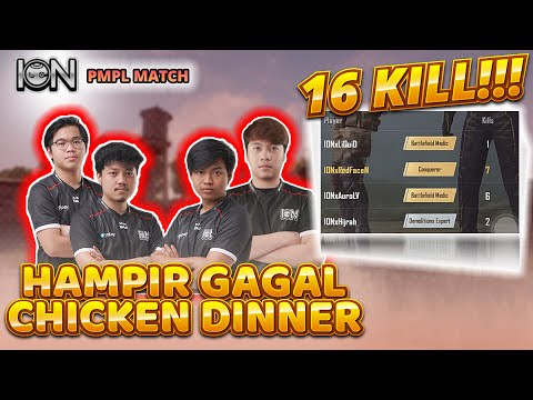 TURNAMEN PMPL S2 - ERANGEL BERDARAH! 16 KILL DARI ION!