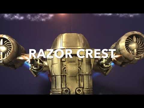 MANDALORIAN RAZOR CREST 3-D PRINT 3.75 SCALE REVIEW