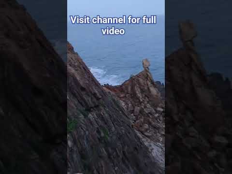 hidden beach of vizag gangavaram beach | beautiful hidden beach #viral #shorts #shortvideo #trending