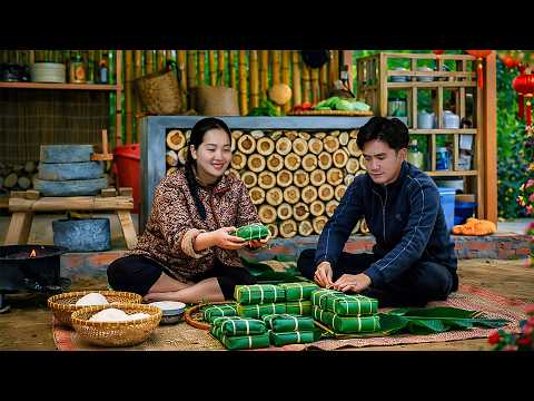A Peaceful Tet – Lee & Sam Make Traditional Banh Chung Together to Welcome the New Year