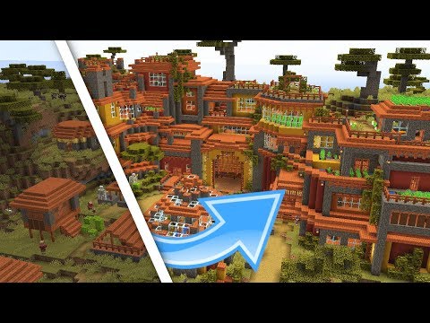 FCDad - Minecraft Savanna Farm Village Transformation! | Minecraft Village and Pillage Build