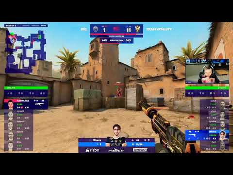 Nivera does a S1mple | Vitality vs Big | Blast Premier | CS:GO