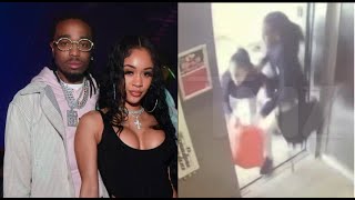 Ex Girlfriend Of Rapper Quavo Caught SWINGING ON HIM On Video Before Breakup