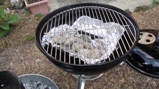 Grilling Chicken On My Weber Smokey Joe Charcoal Grill
