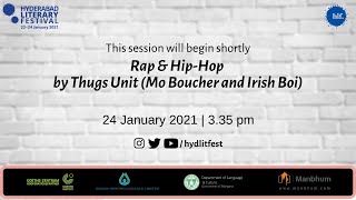Music: Rap and hip-hop by Thugs Unit (Mo Boucher and Irish Boi)