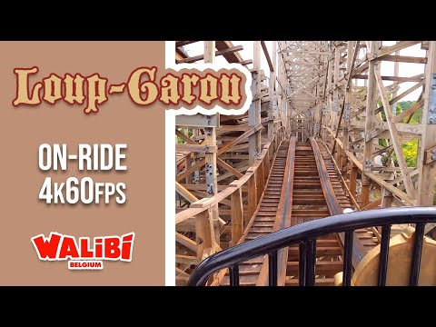 Loup-Garou | On-Ride POV Front/Back - 4k60fps | Vekoma Wooden Coaster | Walibi Belgium