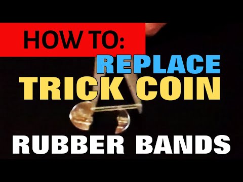 How To Replace the Rubber Band On Your Trick Coin - MagicTricks.com