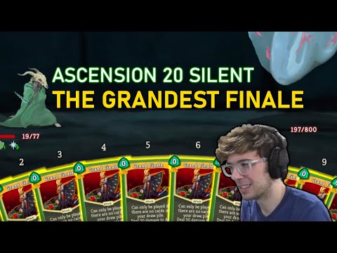The GRANDEST Finale | Ascension 20 Silent | Slay the Spire