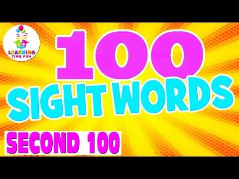 100 SIGHT WORDS for Kids (Learn High Frequency Words) | FRY WORDS List 2