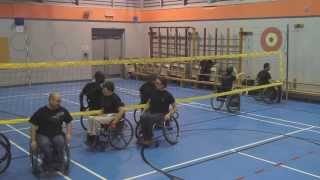 preview picture of video 'Volleyball en fauteuil roulant'
