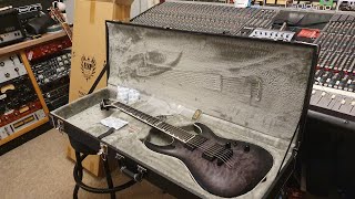 Video thumbnail for ESP E-II Horizon NT-II Black Quilt Top EMG Guitar Up Close Video Review by Essex Recording Studios