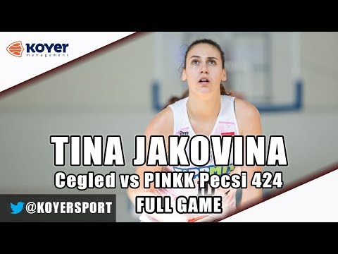 Tina Jakovina - Cegled vs PINKK Pecsi 424 2017-18