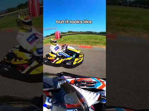 NICE HELMET, now let me copy your racing line...