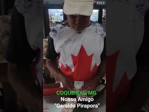 Nosso Amigo "Geraldo Pirapora" na nossa Querida Coqueiral no Sul de Minas Gerais