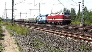 preview picture of video 'Diesellok 119 158-4 und 228 758-9 Bad Oldesloe 20.08.2011'