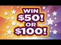 WIN 50 OR 100 THESE TICKETS BLEW MY MIND MICHIGAN LOTTERY