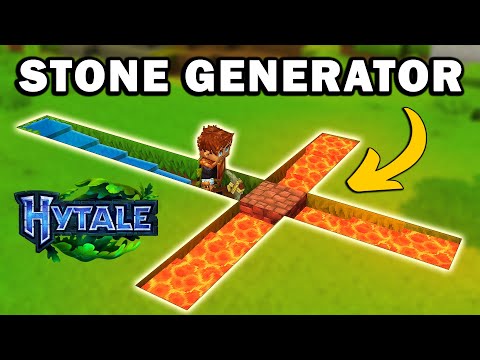 Hytale Stone Generator Tutorial | Infinite Stone Early Build