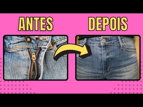 COMO TROCAR ZÍPER DE CALÇA JEANS em 18 minutos - passo a passo