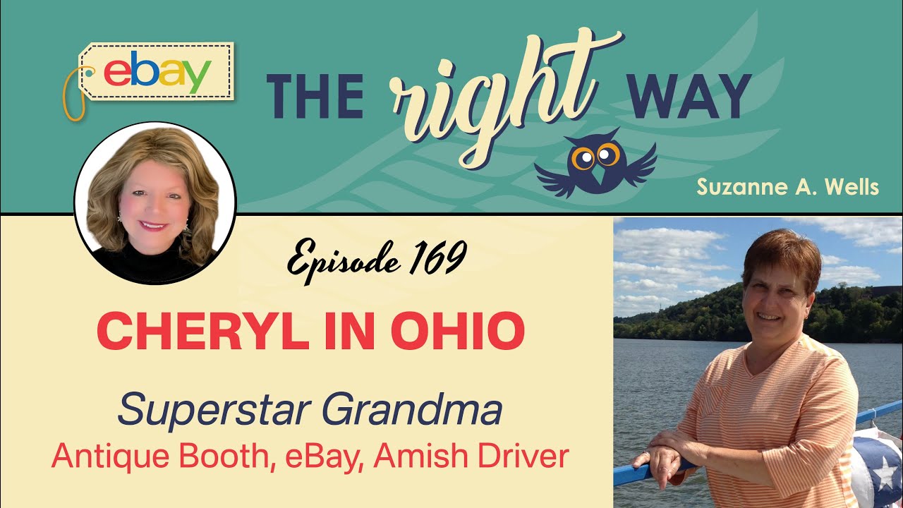 eBay Seller Chat w/ Cheryl in Ohio: Reseller, Antique Booth Owner, Amish Driver, Superstar Grandma 🤩