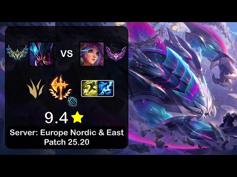 Rek'Sai Jungle vs Lillia - EUNE Challenger - Patch 25.20