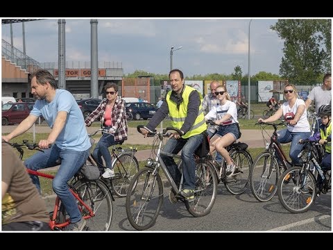 Siedlce. Rajd Rowerowy ulicami miasta, 16 km. 12.05.2019r.